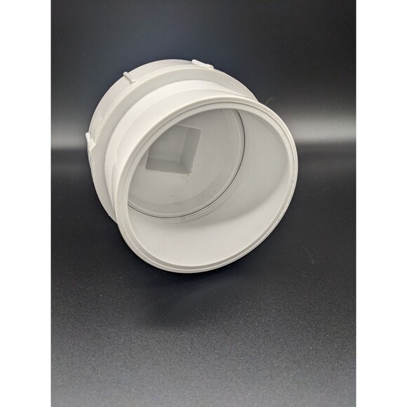 4" PVC Sewer Cleanout cap, PVC DWV Flush Sewer Cleanout Adapter with Plug Nibco - Picture 3 of 4